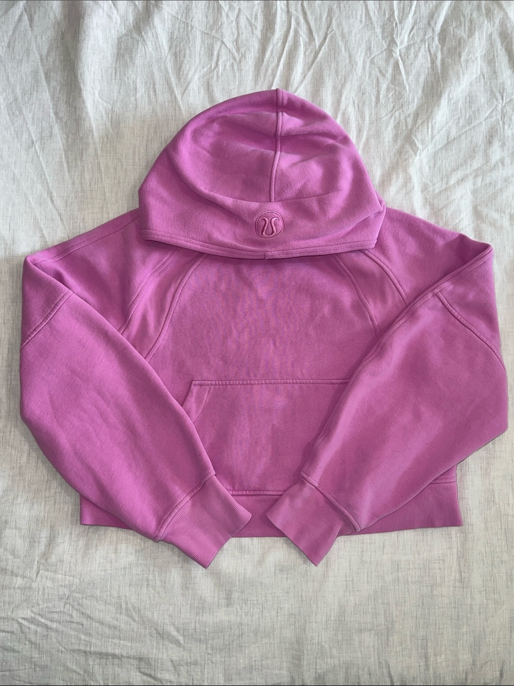 Lululemon Scuba Oversized Hoodie Cropped Pink Size‎ XS/S